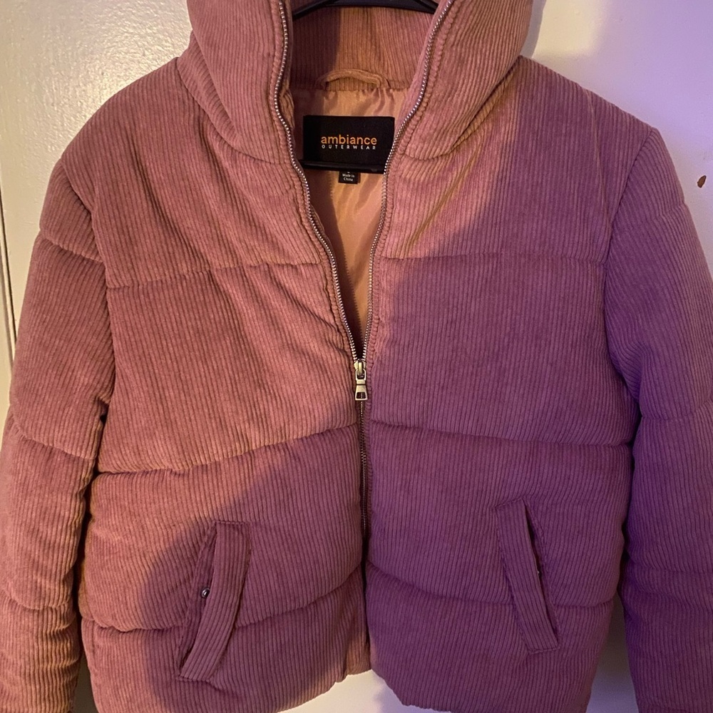 Ambiance Corduroy Jacket in Soft Pink
